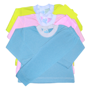 Conjunto Camiseta Longa / Mijão Estampado/Liso