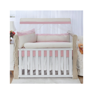 Kit Berço Super Luxo Madri Rosé (10 peças)